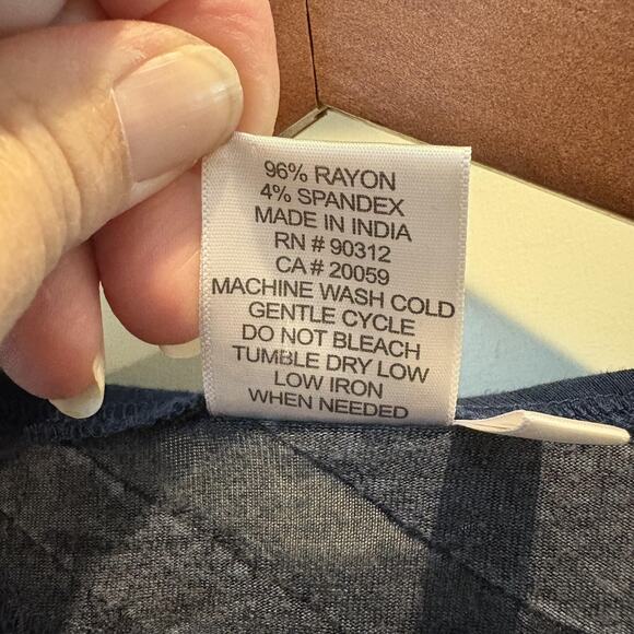 Parsley & Sage Dress Womens Small Blue Artsy Embroidered Boho Patchwork - Picture 11 of 12